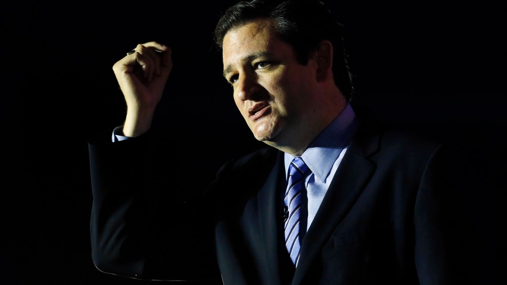 Sen. Ted Cruz addresses the Republican Leadership Conference in New Orleans, La., May 31, 2014.