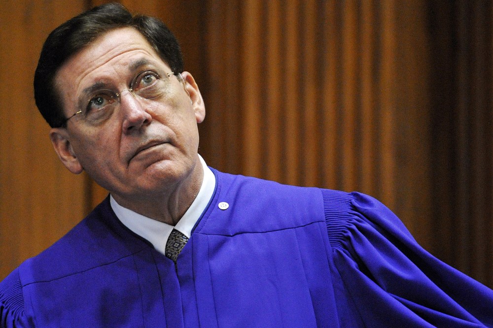 Lt. Gov. Glenn McConnell presides over the Senate during the first day of the South Carolina Legislature, Jan. 14, 2014, in Columbia, S.C.