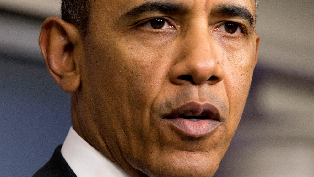 President Barack Obama speaks in the Brady Press Briefing Room of the White House, Feb. 28, 2014, in Washington.