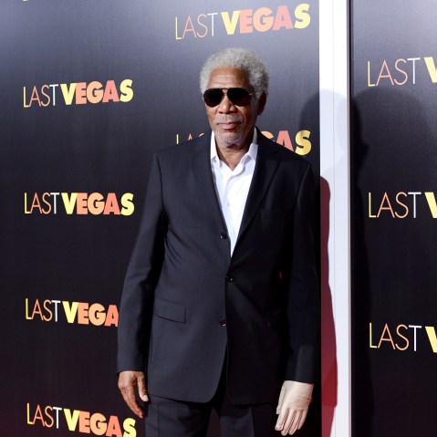 Actor Morgan Freeman attends the premiere of "Last Vegas" at the Ziegfeld Theatre, Oct. 29, 2013, in New York. (Photo by Evan Agostini/Invision/AP)