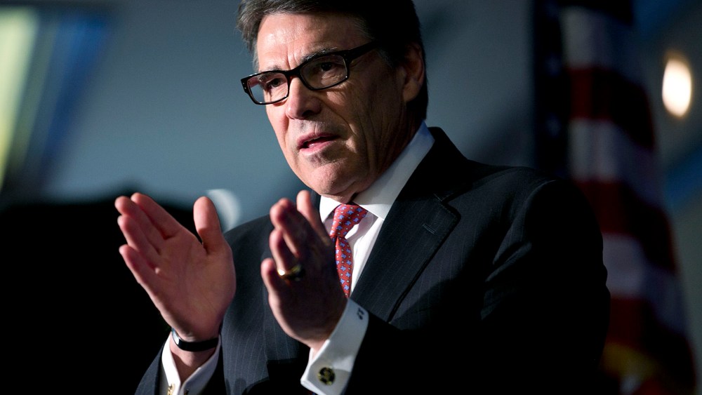 Texas Governor Rick Perry speaks in Austin, Texas, on Nov. 18, 2013.