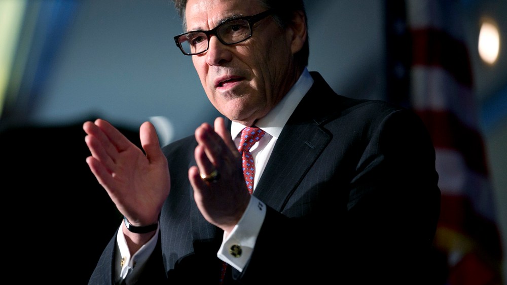 Texas Governor Rick Perry speaks in Austin, Texas, on Nov. 18, 2013.