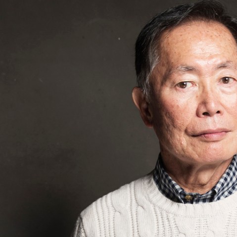 George Takei poses for a portrait during the Sundance Film Festival, on Saturday, Jan. 18, 2014 in Park City, Utah. (Photo by Victoria Will/Invision/AP)