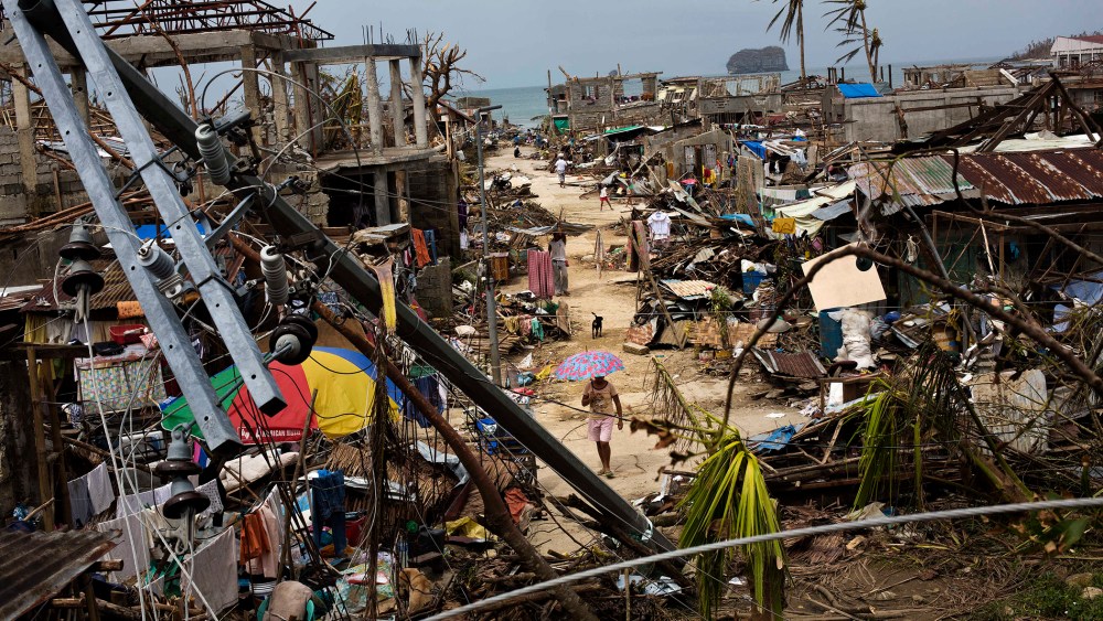 Typhoon Haiyan aftermath in the Philippines