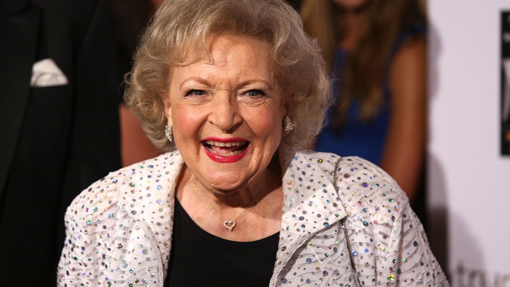 Betty White attends The American Humane Association's Hero Dog Awards held at the Beverly Hilton Hotel on October 6, 2012 in Beverly Hills, Calif. (Photo by Paul A. Hebert/Invision/AP)