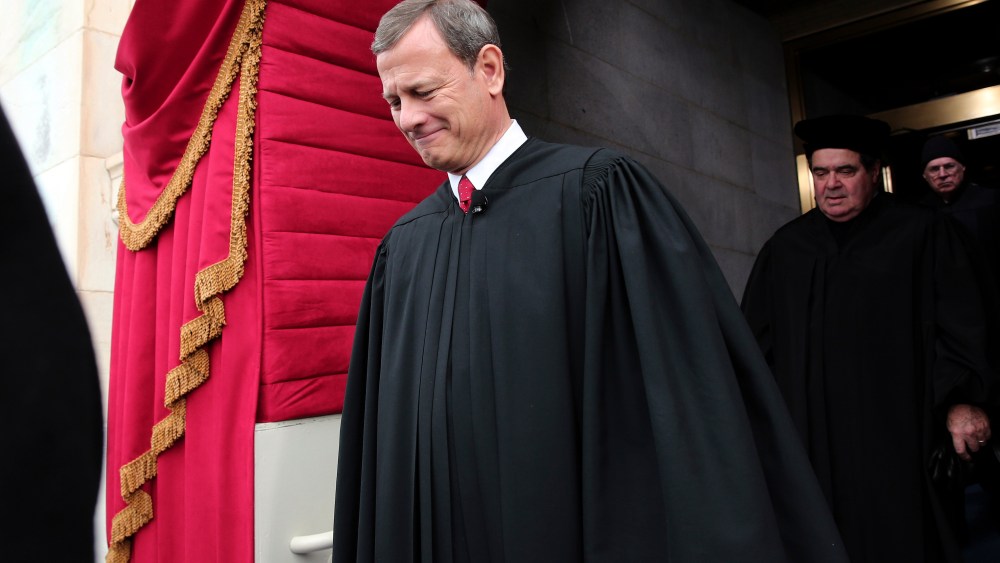 File photo: Chief Justice John Roberts. (AP Photo/Win McNamee, Pool)