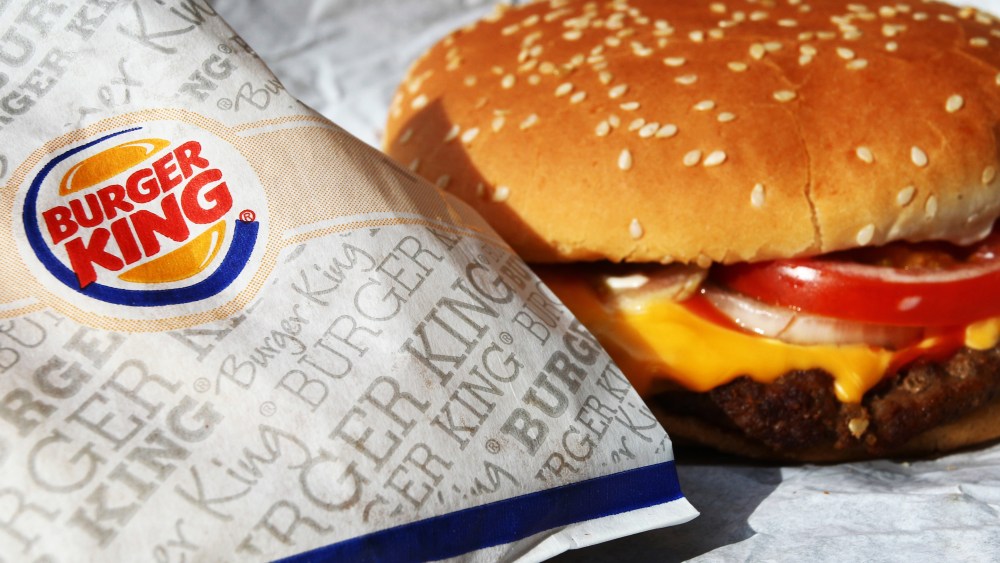 A regular Whopper from Burger King.