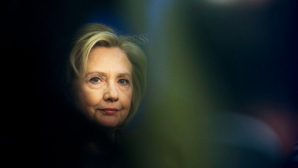 Former Secretary of State Hillary Rodham Clinton is seen at an event hosted in Washington, D.C., March 23, 2015. (Photo by Pablo Martinez Monsivais/AP)
