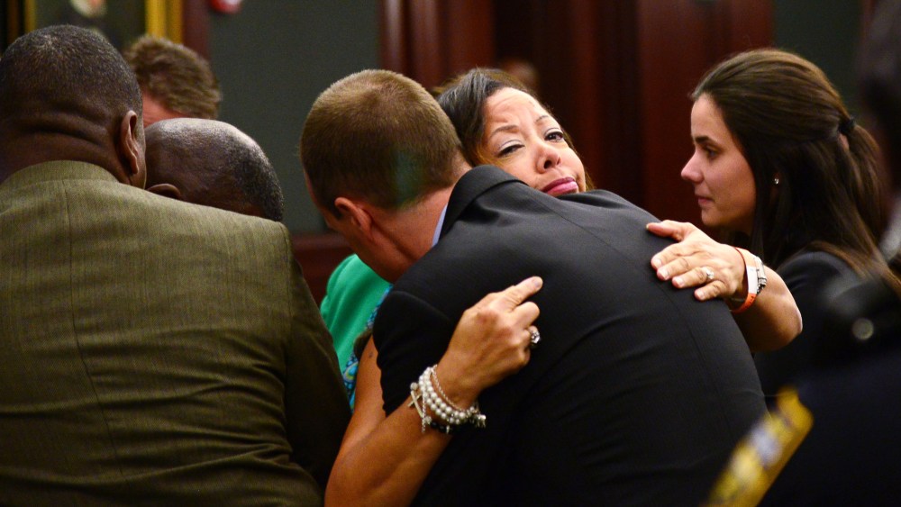 Lucia McBath, mother of Jordan Davis, at the Duval County Courthouse in Jacksonville, Fla., Wednesday, Oct. 1, 2014.