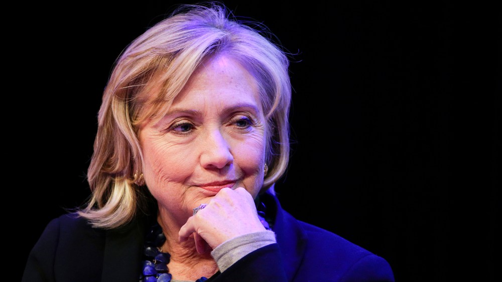 Former Secretary of State Hillary Rodham Clinton listens to questions during an event on Sept. 12, 2014, in New York, N.Y.