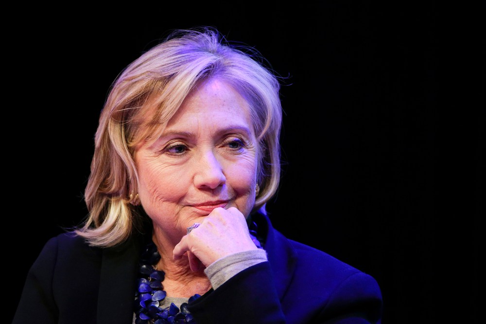 Former Secretary of State Hillary Rodham Clinton listens to questions during an event on Sept. 12, 2014, in New York, N.Y.