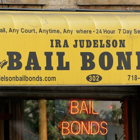 A bail bonds business in Brooklyn, N.Y., July 7, 2015. Officials say they’re eliminating cash bail for thousands of New Yorkers accused of misdemeanor and non-violent felonies in an effort to divert them from Rikers. (Photo by Kathy Willens/AP)