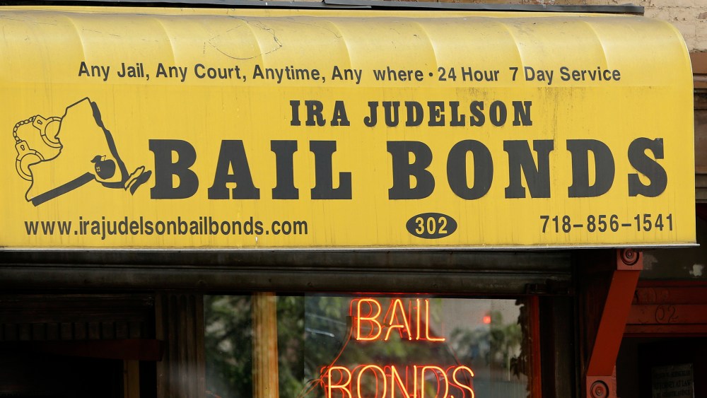 A bail bonds business in Brooklyn, N.Y., July 7, 2015. Officials say they’re eliminating cash bail for thousands of New Yorkers accused of misdemeanor and non-violent felonies in an effort to divert them from Rikers. (Photo by Kathy Willens/AP)