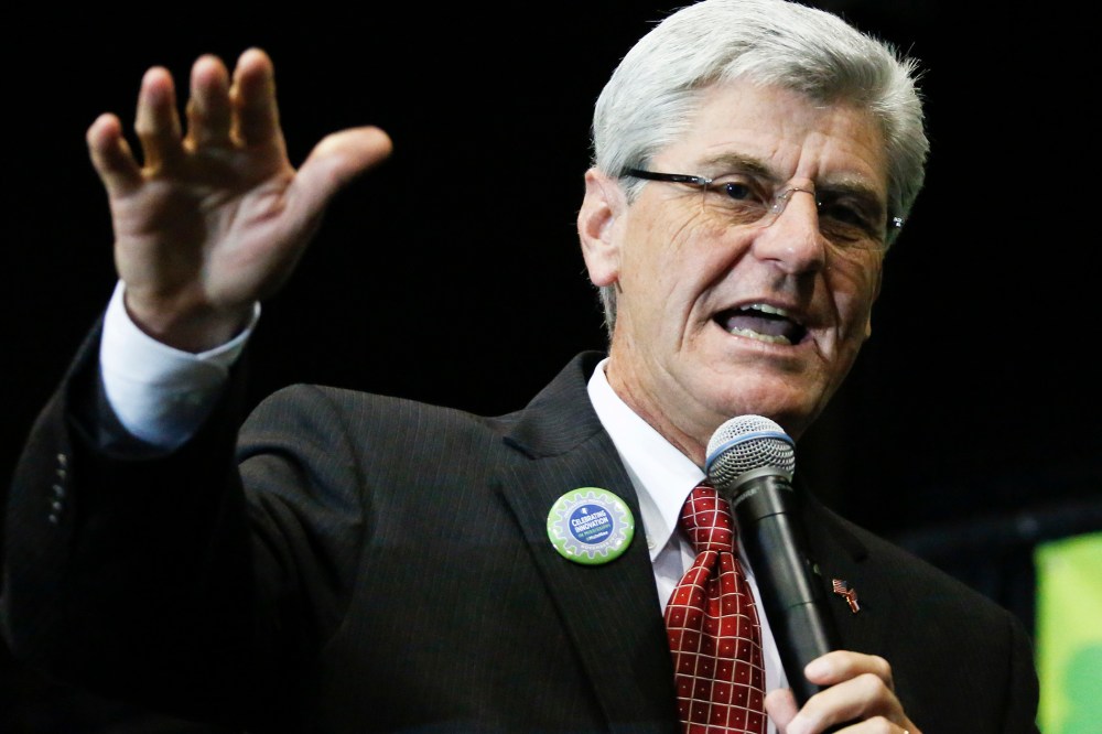 Gov. Phil Bryant at an event, Oct. 31, 2013, in Jackson, Miss.