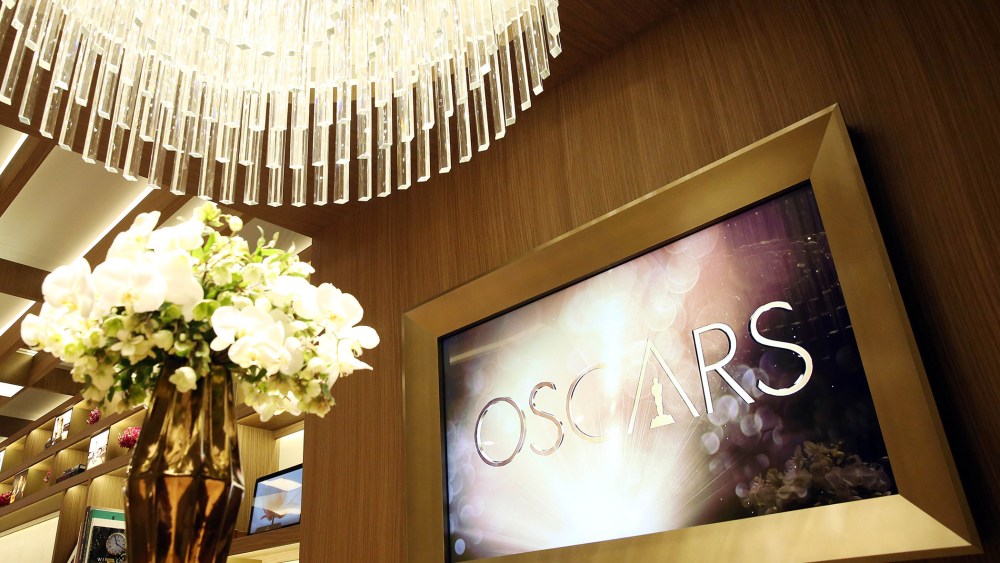 The Greenroom for the 88th Academy Awards designed by Rolex is seen in Los Angeles, Feb. 24, 2016. (Photo by Matt Sayles/Invision/AP)