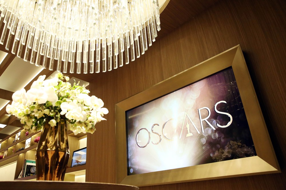 The Greenroom for the 88th Academy Awards designed by Rolex is seen in Los Angeles, Feb. 24, 2016. (Photo by Matt Sayles/Invision/AP)