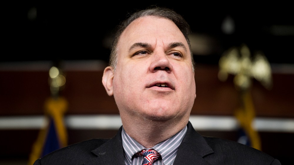 Rep. Alan Grayson, D-Fla., speaks during a House Democrats' news conference in the Capitol on Jan. 13, 2015. (Photo by Bill Clark/CQ Roll Call/AP)