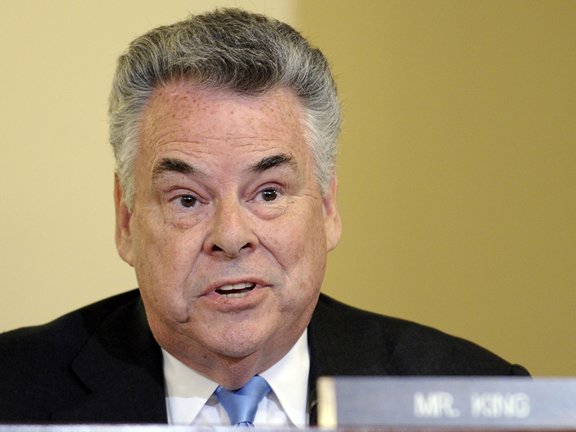 Rep. Peter King, R-N.Y.,  May 9, 2013. (Photo by Susan Walsh/AP)