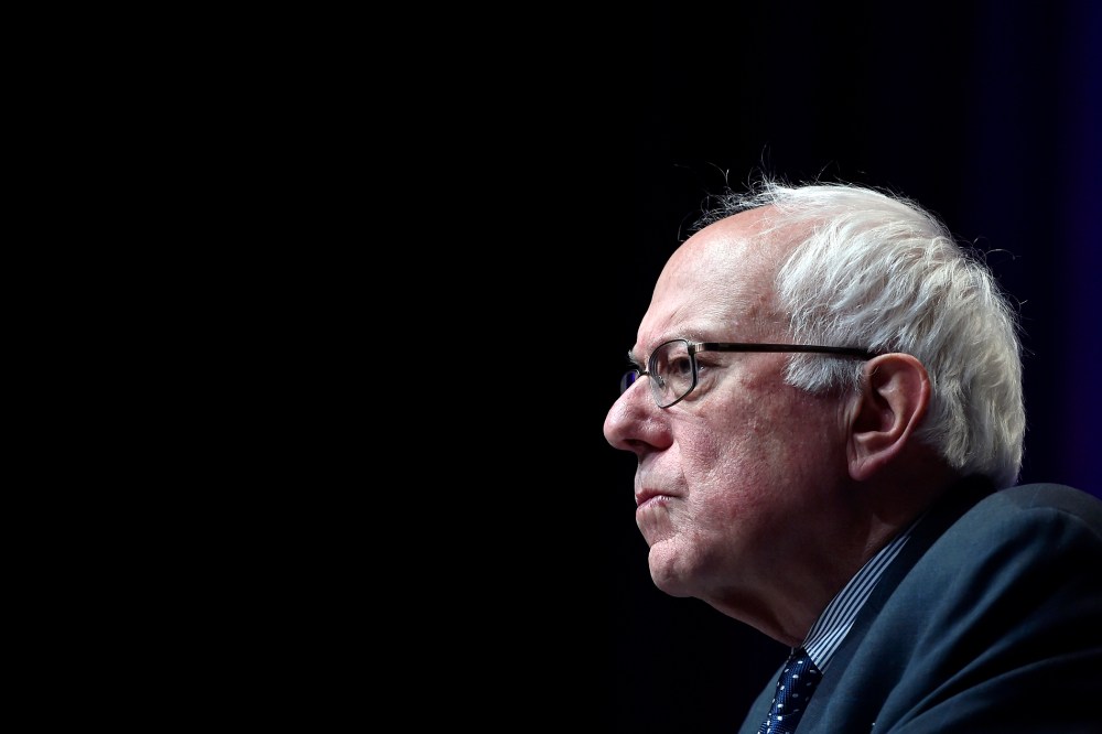 Democratic presidential candidate, Sen. Bernie Sanders, I-Vt. speaks at the National Association of Latino Elected and Appointed Officials, June 19, 2015, in Las Vegas, Nev. (Photo by David Becker/AP)