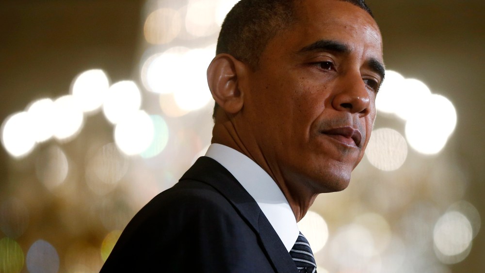 President Barack Obama speaks about immigration reform, Thursday, Oct. 24, 2013, in the East Room of the White House in Washington.