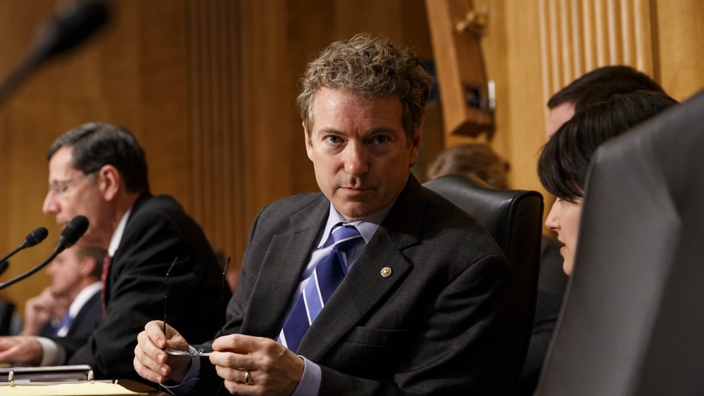 Sen. Rand Paul, (R-KY), on Capitol Hill in Washington, on March 12, 2014.