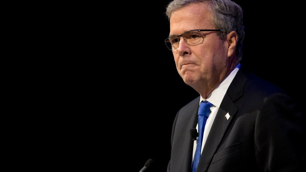 Former Florida Gov. Jeb Bush speaks at an event in Detroit, Mich., Feb. 4, 2015. (Photo by Paul Sancya/AP)