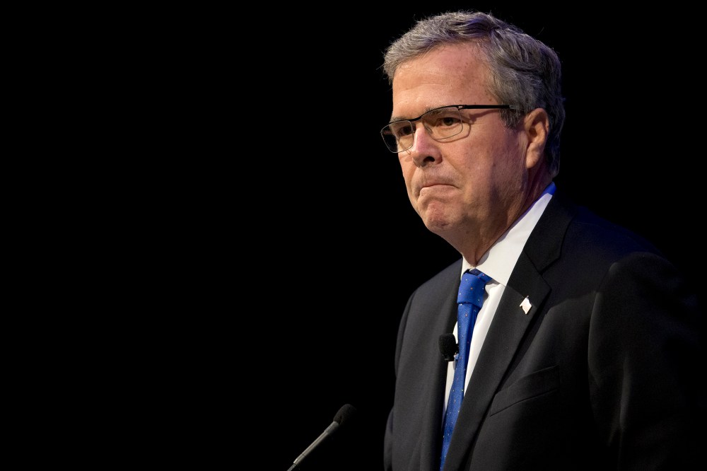 Former Florida Gov. Jeb Bush speaks at an event in Detroit, Mich., Feb. 4, 2015. (Photo by Paul Sancya/AP)
