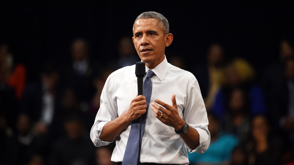 President Barack Obama speaks during a town-hall meeting on March 6, 2015, at Benedict College in Columbia, S.C. (Photo by Rainier Ehrhardt/AP)