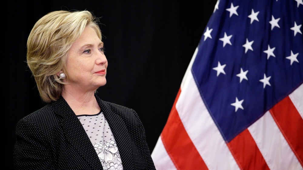 Democratic presidential candidate Hillary Rodham Clinton speaks at the University of Wisconsin-Milwaukee, Sep. 10, 2015, in Milwaukee. (Photo by Morry Gash/AP)