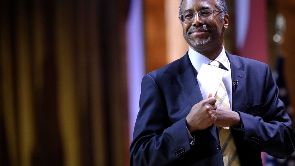 Dr. Ben Carson, professor emeritus at Johns Hopkins School of Medicine