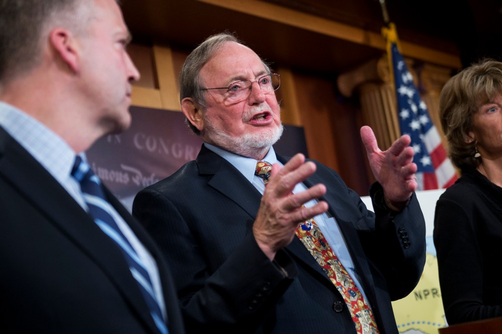 Rep. Don Young, R-Alaska, speaks on Capitol Hill on Jan. 26, 2015.