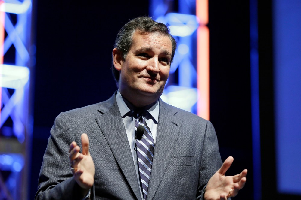 U.S. Sen. Ted Cruz, R-Texas, speaks during The Family Leadership Summit, Aug. 9, 2014, in Ames, Iowa.