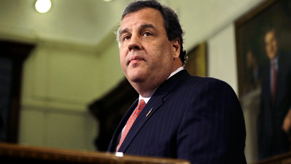 New Jersey Gov. Chris Christie speaks during a news conference, Jan. 9, 2014.