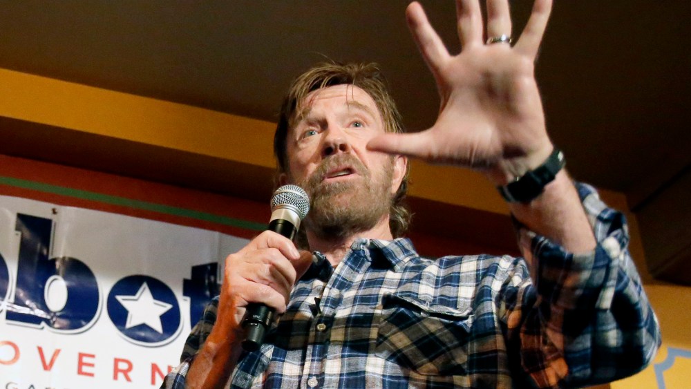 Chuck Norris (Photo by Pat Sullivan/AP)