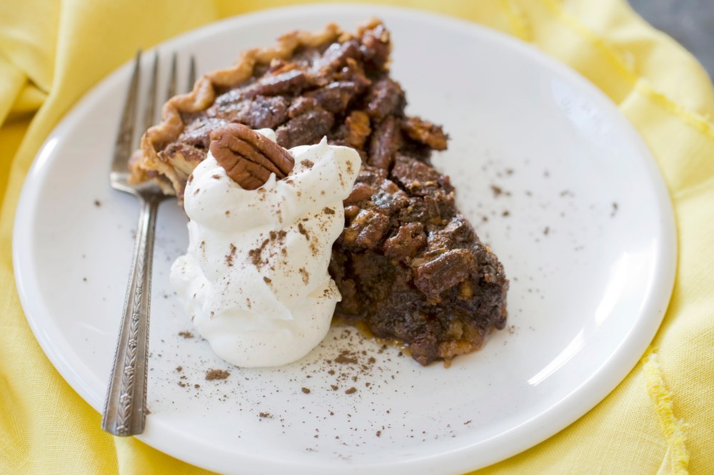 Mocha pecan pie in Concord, N.H on Oct. 28, 2013. (AP Photo/Matthew Mead)