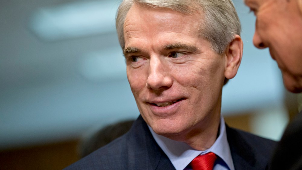 Sen. Rob Portman, (R-OH), on Capitol Hill in Washington on Nov. 6, 2013. (J. Scott Applewhite/AP)