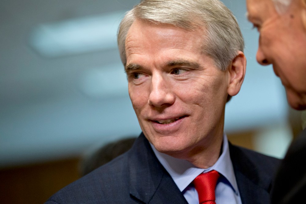 Sen. Rob Portman, (R-OH), on Capitol Hill in Washington on Nov. 6, 2013. (J. Scott Applewhite/AP)