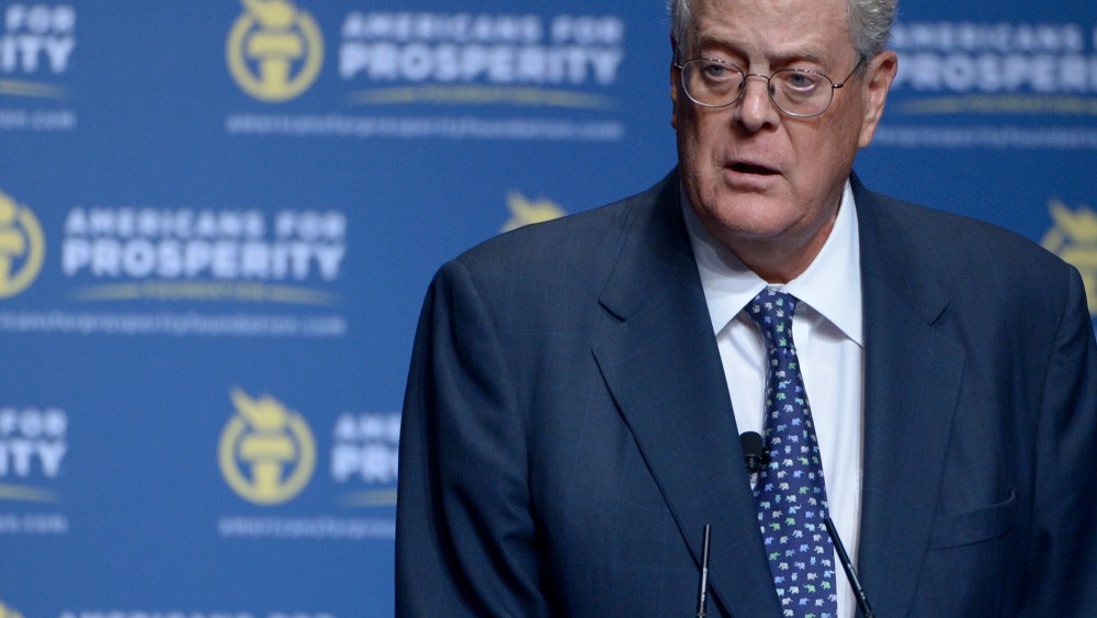 David Koch (Photo by Phelan M. Ebenhack/AP)