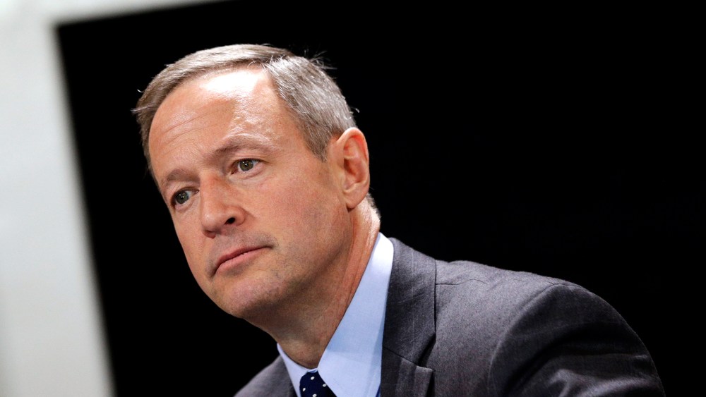 In this Jan. 8, 2014, file photo Maryland Gov. Martin O'Malley speaks during a roundtable interview in Annapolis, Md. (Photo by Patrick Semansky/AP)
