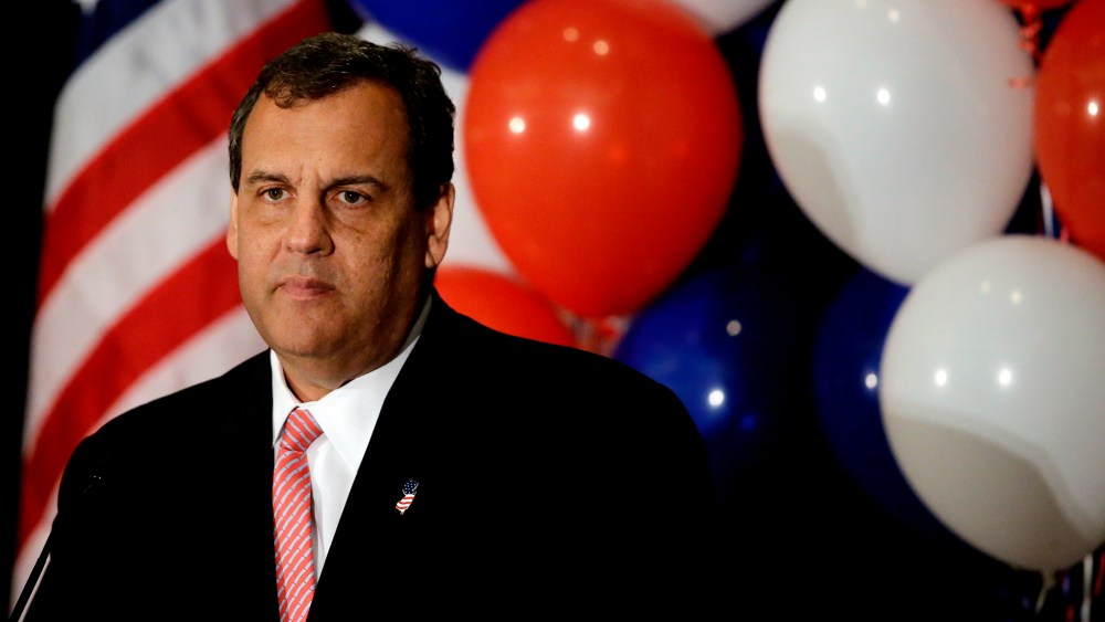 New Jersey Gov. Chris Christie speaks at the Northeast Republican Leadership Conference in Philadelphia, June 19, 2015. (Photo by Matt Rourke/AP)