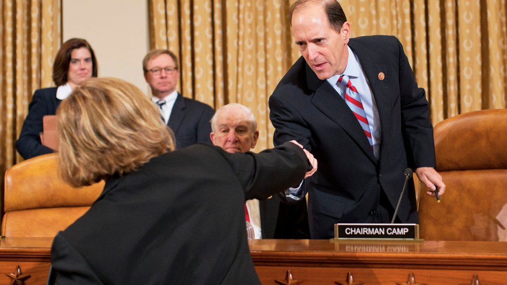 House Ways and Means Committee Chairman Rep. Dave Camp on Capitol Hill, Oct. 29, 2013.