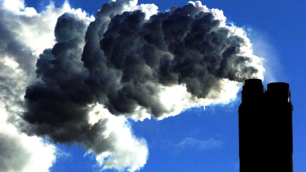 Emissions from a coal power plant