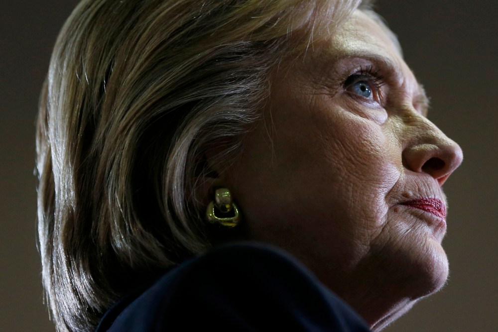 Democratic presidential candidate Hillary Clinton speaks at the Mary Ryan Boys and Girls Club in Milwaukee, Wis. on March 28, 2016. (Photo by Patrick Semansky/AP)
