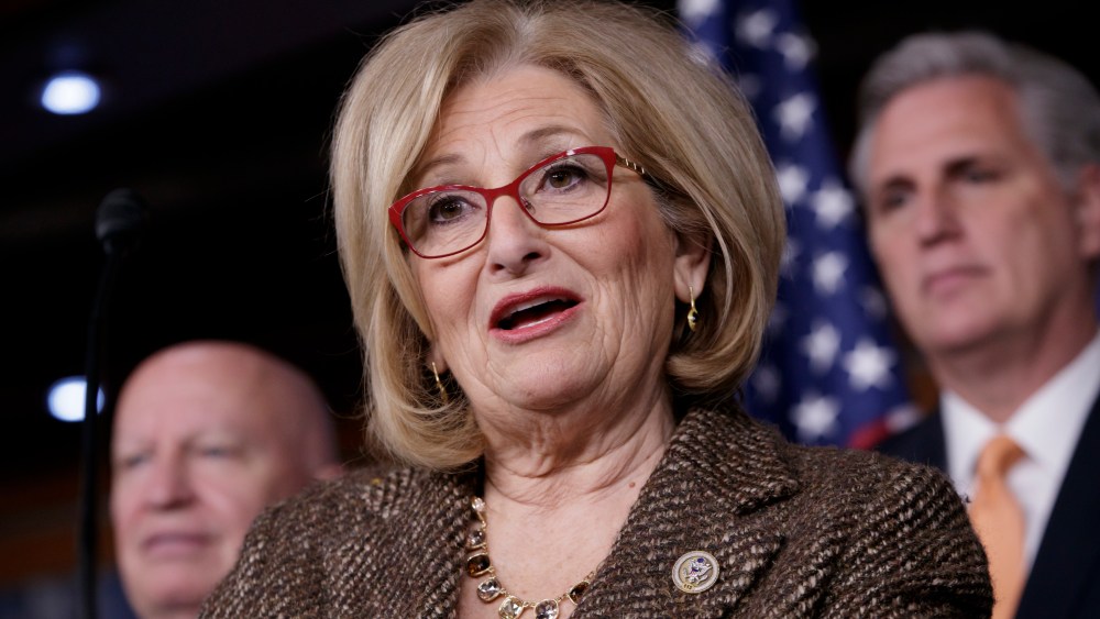 House Budget Committee Chair Rep. Diane Black, R-Tenn., speaks during a news conference on Capitol Hill in Washington, Friday, March 10, 2017.