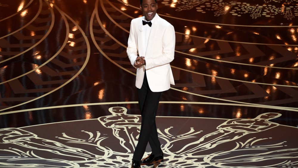 Host Chris Rock speaks at the Oscars on Sunday, Feb. 28, 2016, at the Dolby Theatre in Los Angeles, Calif. (Photo by Chris Pizzello/Invision/AP)
