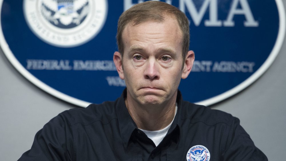 Federal Emergency Management Agency (FEMA) Administrator Brock Long delivers update on federal actions to support Hurricane Irma response in Washington, Friday, Sept. 15, 2017.