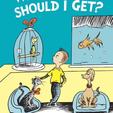 Cover for New Dr. Seuss Book "What Pet Should I Get?" to be published on Jul. 28, 2015 (Photo by PRNewsFoto/Random House Children's Books).