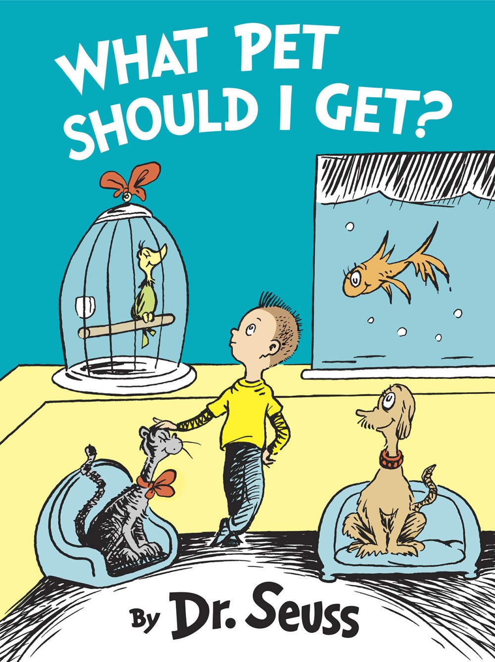 Cover for New Dr. Seuss Book "What Pet Should I Get?" to be published on Jul. 28, 2015 (Photo by PRNewsFoto/Random House Children's Books).