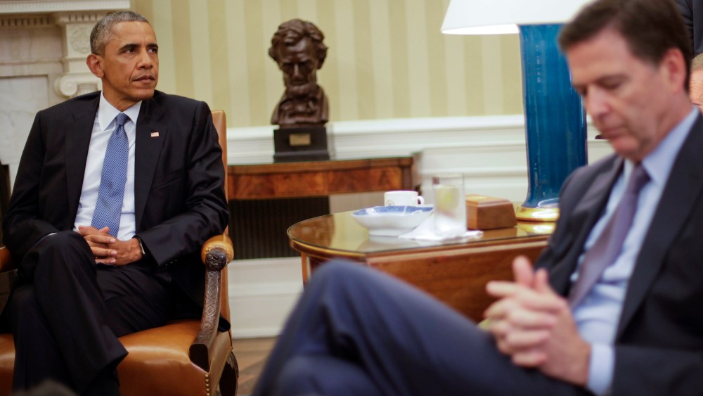 Barack Obama, James Comey