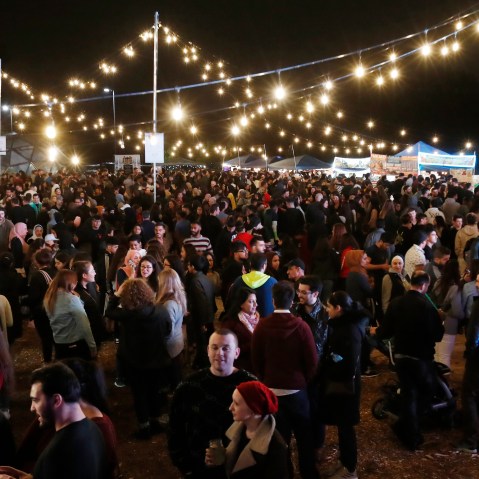 Thousands attend the Ramadan Suhoor Festival in Dearborn Heights, Michigan, Saturday, May 18, 2019.